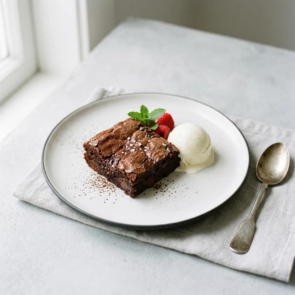 Ilık Fıstıklı Brownie