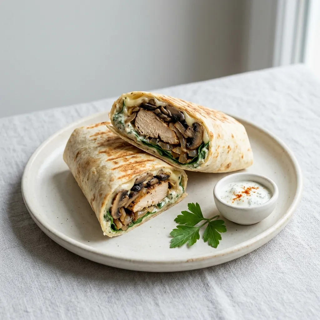 Wrap Tavuk & Mantar
